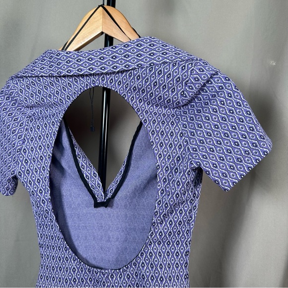 Zara Purple, Grey Printed Open Back Jumpsuit Size XS NWOT - Picture 9 of 14